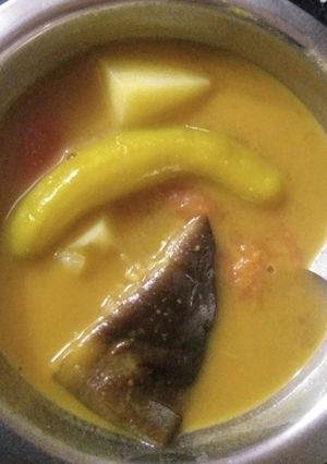 A picture of Sindhi kadhi.