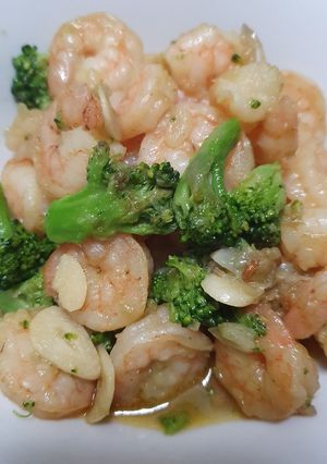 Foto resep Brokoli udang mentega