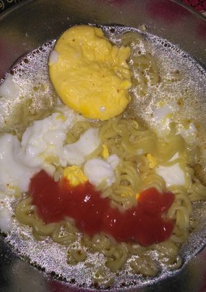 Foto resep Mie rebus telor