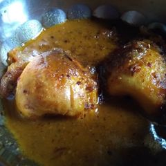 A picture of Egg mustard curry.