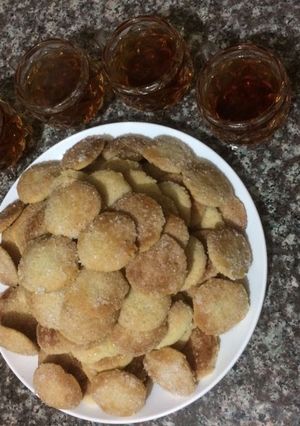 صورة لوصفة بسكويت بالسكر الخشن