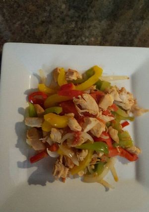 Una foto de Fajitas de pollo # 2