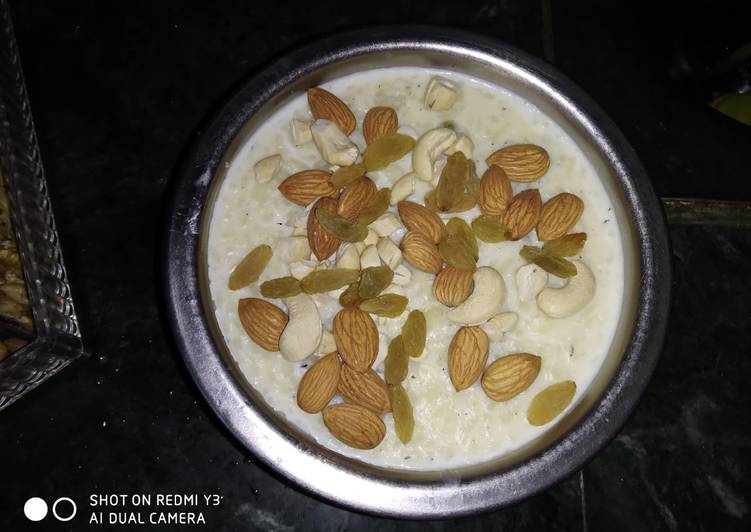 Recipe of Perfect Sabudana ki kheer