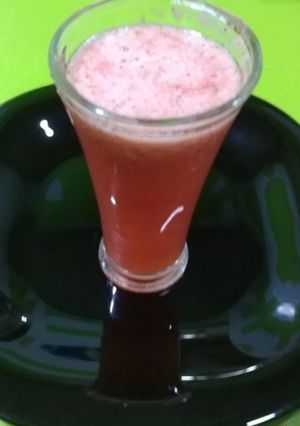 صورة لوصفة عصير الفراولة
