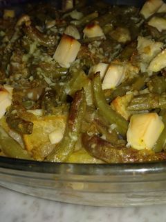 صورة لوصفة لوبيا ماشطو في الفرن بنتها بنة 😋🤩