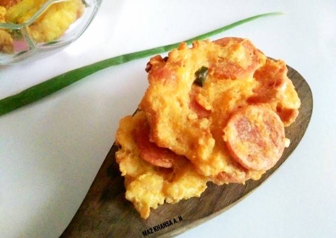 Perkedel Pehu Sosis (tempe tahu)