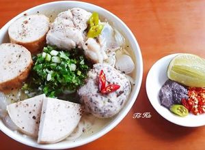 Hình của món Bún MỌC.