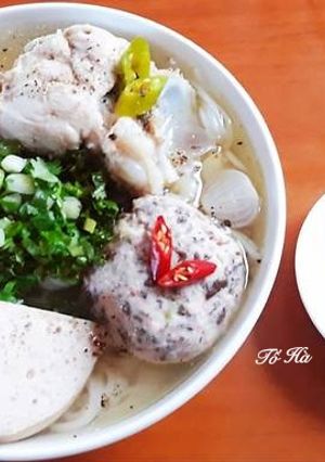 Hình của món Bún MỌC.