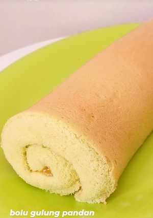 Foto resep Bolu gulung pandan srikaya