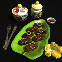 A picture of Soya Bean Cutlets.