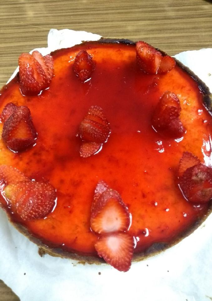 Una foto de Rica tarta de yogurt