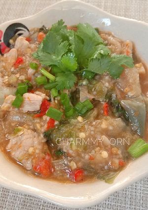 รูปของ ซุปมะเขือผัดหมู