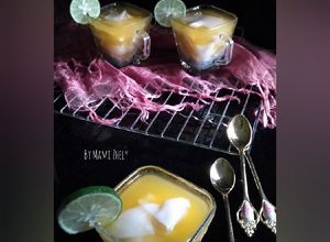 Foto resep Es Jeruk Kelapa Muda KW
