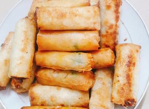 Hình của món Chả giò bắp.