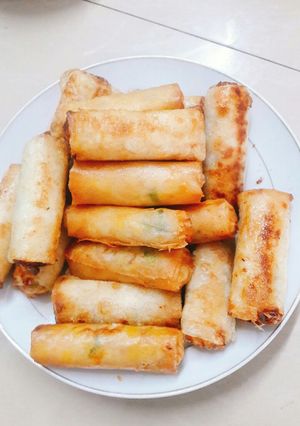 Hình của món Chả giò bắp.