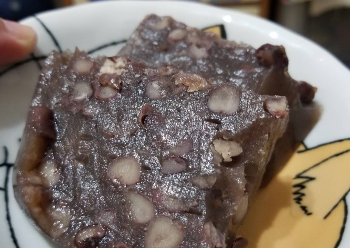 Chinese Red bean Pudding 紅豆糕