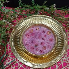 A picture of Makhana Pink Kheer.