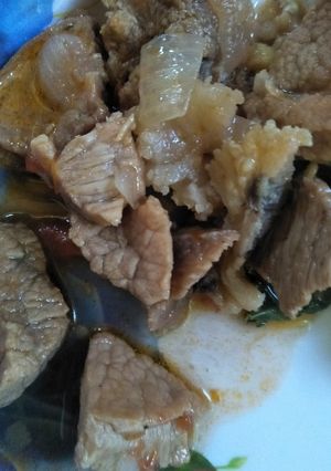 A picture of Stewed beef.