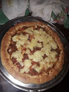 Una foto de Pizza casera