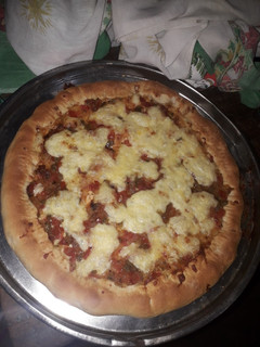 Una foto de Pizza casera