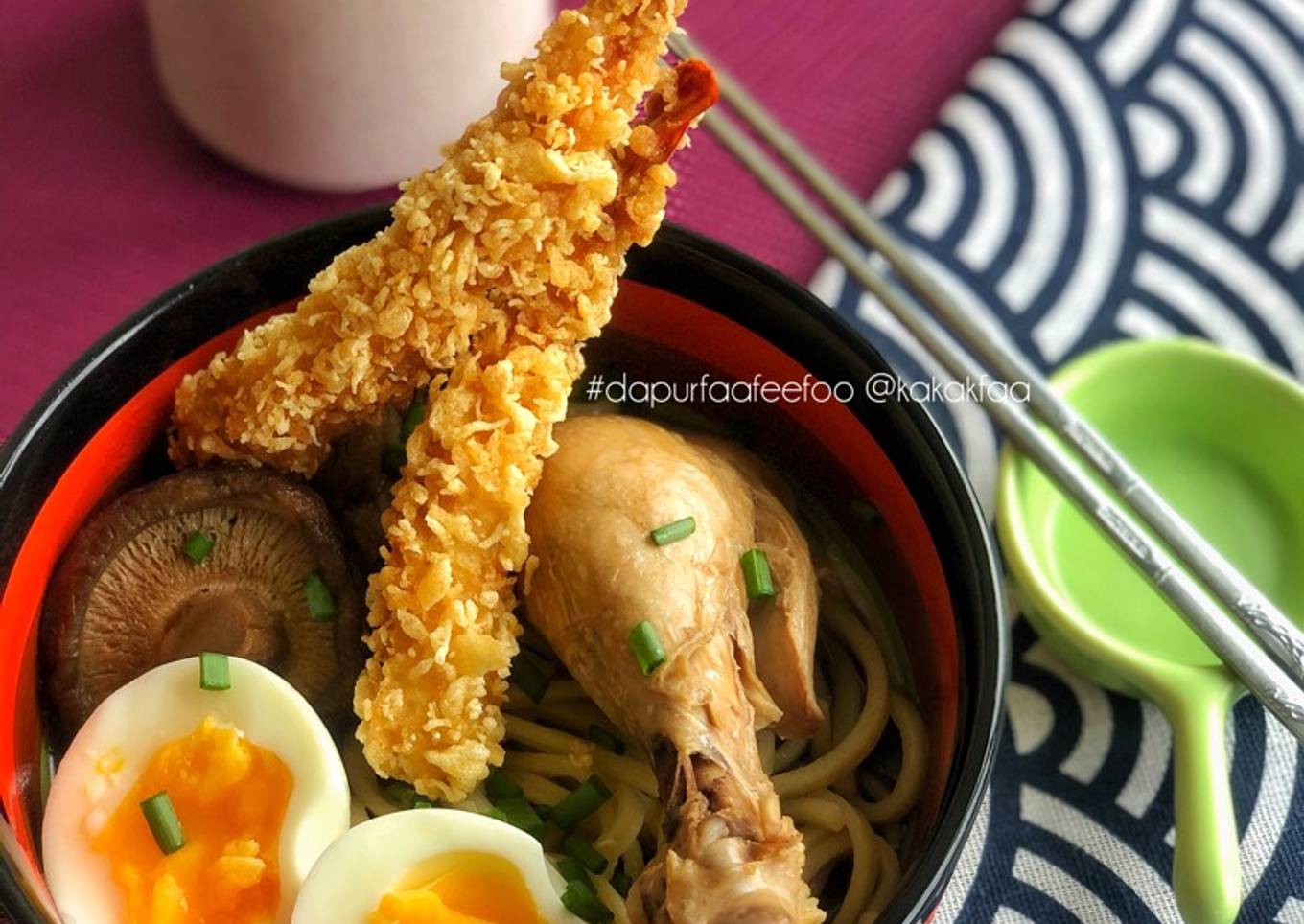 Prawn Tempura Noodle Soup