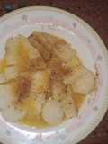 Orange pulpy sweet potato