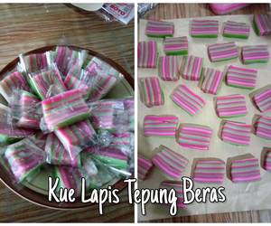 Resep Mudah Kue Lapis Tepung Beras Lezat Mantap