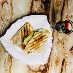 A picture of Vegetable Tortilla wrap.