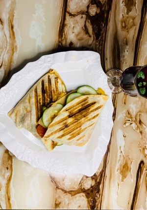 A picture of Vegetable Tortilla wrap.