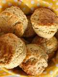 Amasi scones with orange zest