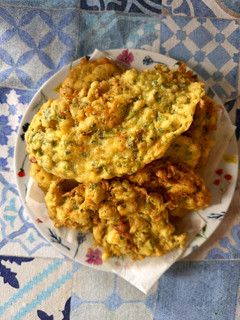 Una foto de Tortillitas de bacalao