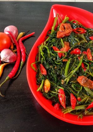 Foto resep Tumis Kangkung Terasi