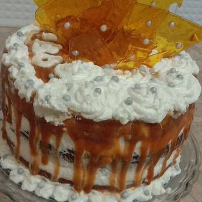 Toffee Crunch Cake A slice of this with A caramel crunch cake topped with  toffee sauce is made For celebrations! Order Now: DHA:… | Instagram