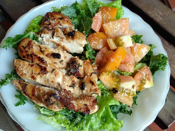 Cara Gampang Membikin Resep  Simple Grilled Chicken Salad yang Bikin Ngiler, Menggugah Selera