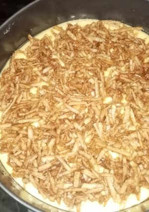 Una foto de Torta de manzana con merengue!!!