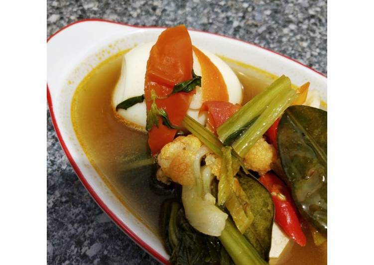 Cara Memasak Tomyam vegetables with boiled egg Kekinian