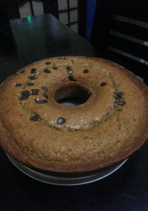 Foto resep Banana cake no mixer no butter enak