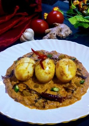 শাহী এগ কোর্মা (Sahi egg korma recipe in Bengali) রেসিপির প্রধান ছবি