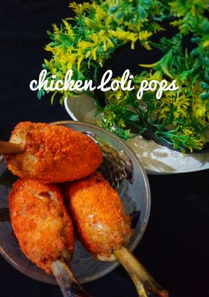 A picture of Chicken Loli pops.