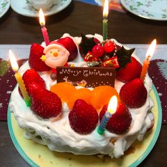 A picture of Christmas cake.
