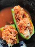 Calabacitas rellenas al guajillo