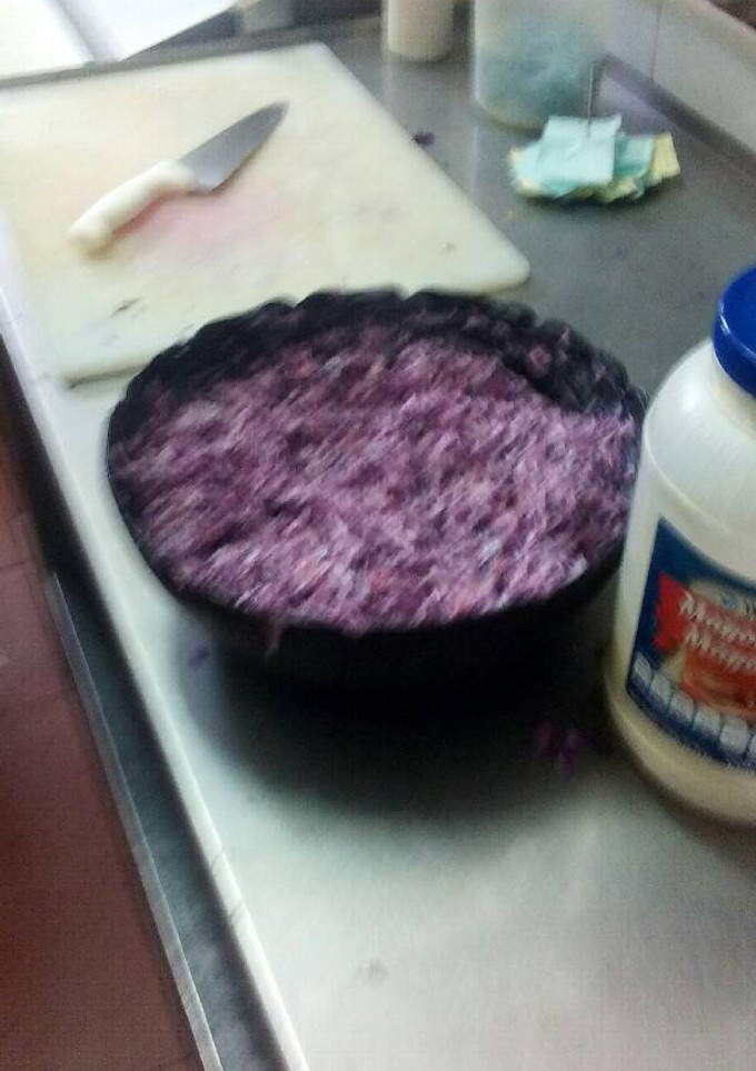 Una foto de Ensalada de col al jengibre