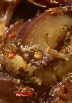 Una foto de Berenjena en escabeche