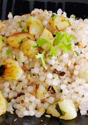 A picture of Khili Khili Sabudana Khichdi | Sago khichdi.