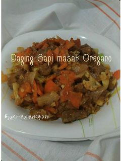 Foto resep Daging Sapi masak Oregano