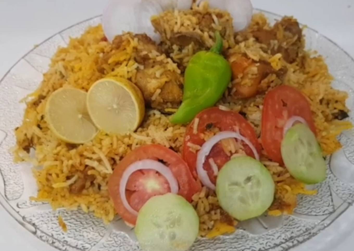 Chicken tikka biryani