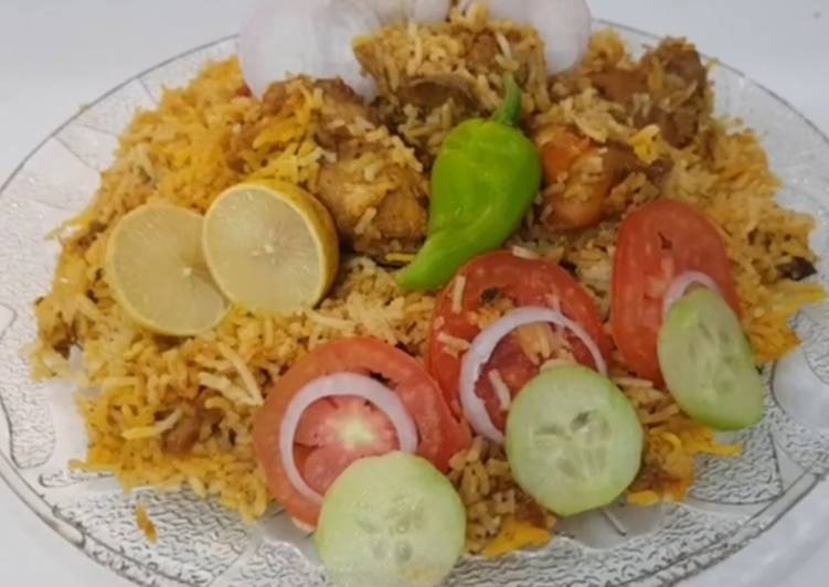 Recipe of Homemade Chicken tikka biryani