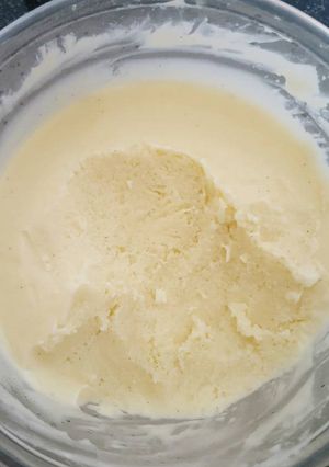 A picture of Custard vanilla ice cream.
