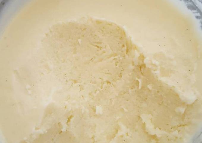 Recipe of Quick Custard vanilla ice cream