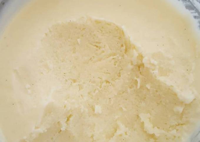 Recipe of Ultimate Custard vanilla ice cream